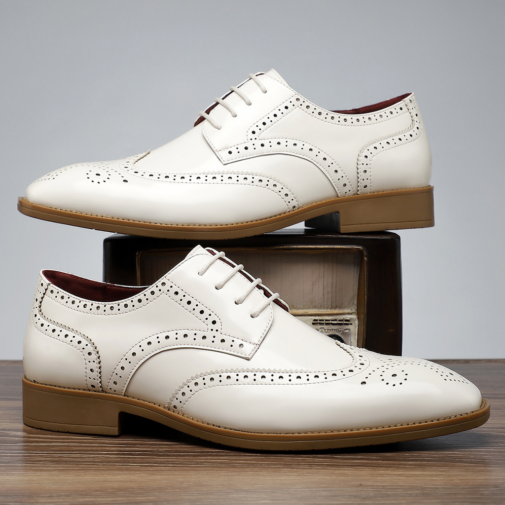Arnau | Zapatos Brogue de Cuero Estilo Blucher Wingtip para Hombre