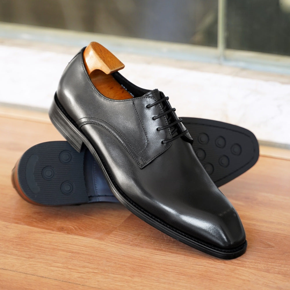 Arturo | Blucher de Cuero con Cordones y Suela de Cuero para Hombre