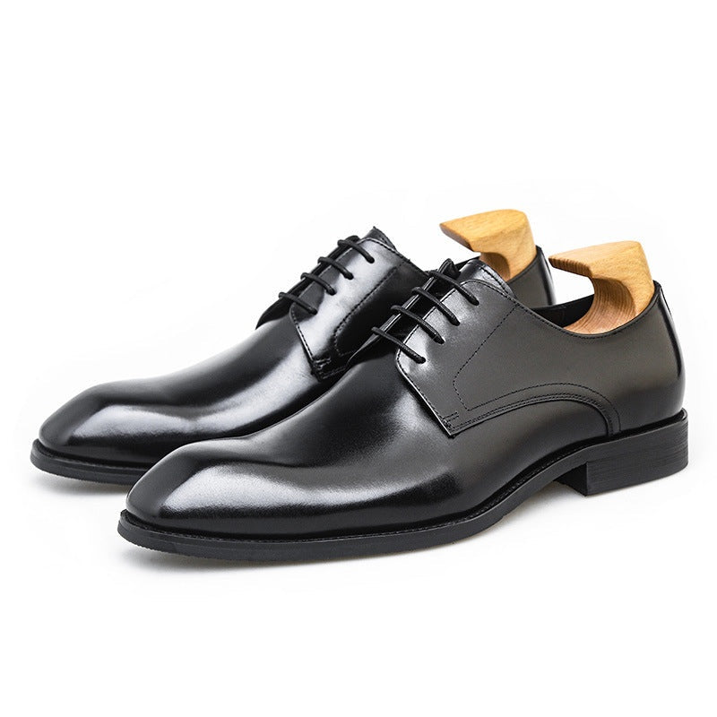 Arturo | Blucher de Cuero con Cordones y Suela de Cuero para Hombre