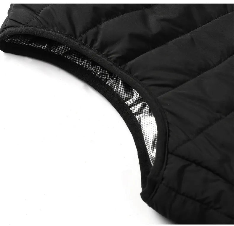 Fabián | Chaleco Calefactable Acolchado Hombre Cuello Alto