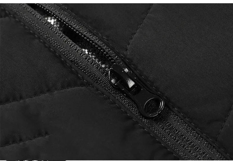 Fabián | Chaleco Calefactable Acolchado Hombre Cuello Alto