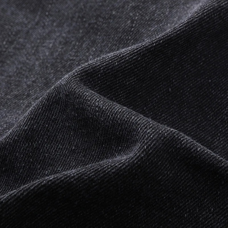 Chaqueta Vaquera Estilo Blazer con Cuello de Solapa para Hombre
