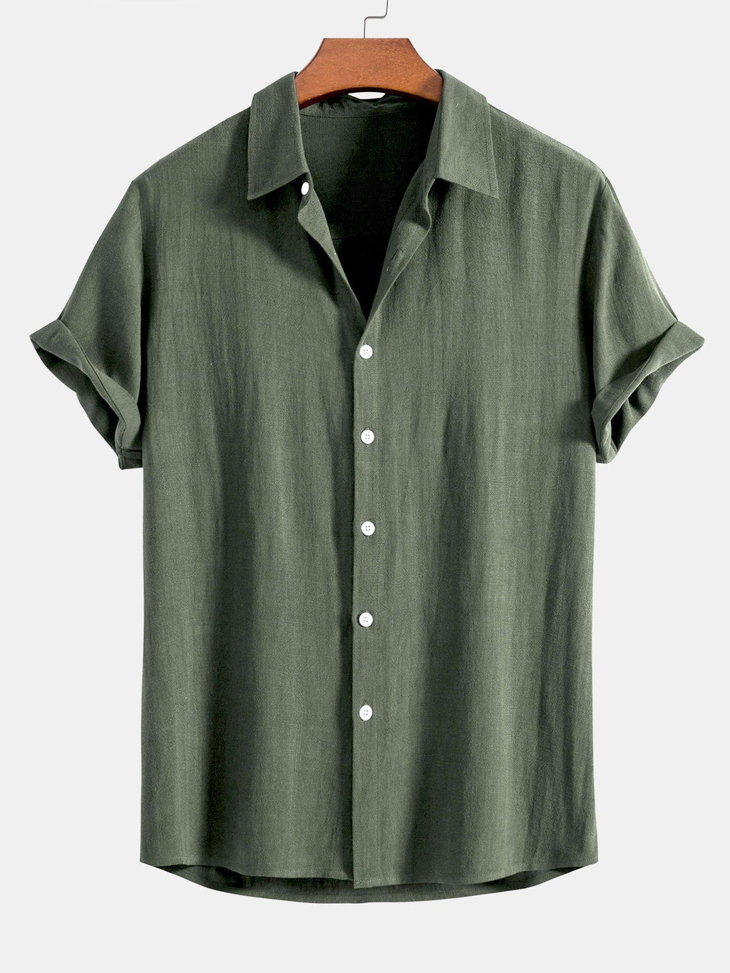 Conjunto Casual de Camisa y Pantalón Corto para Hombre