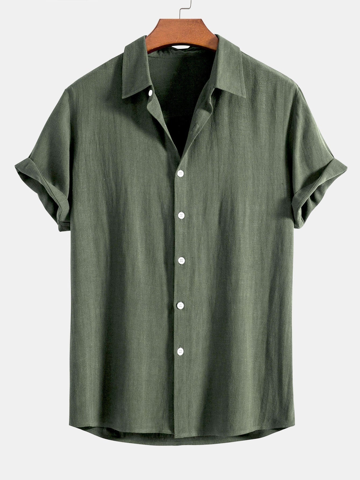 Conjunto Casual de Camisa y Pantalón Corto para Hombre