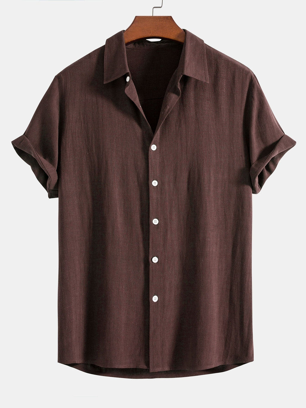 Conjunto Casual de Camisa y Pantalón Corto para Hombre