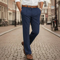 Pantalón de Vestir con Pinzas Corte Slim para Hombre