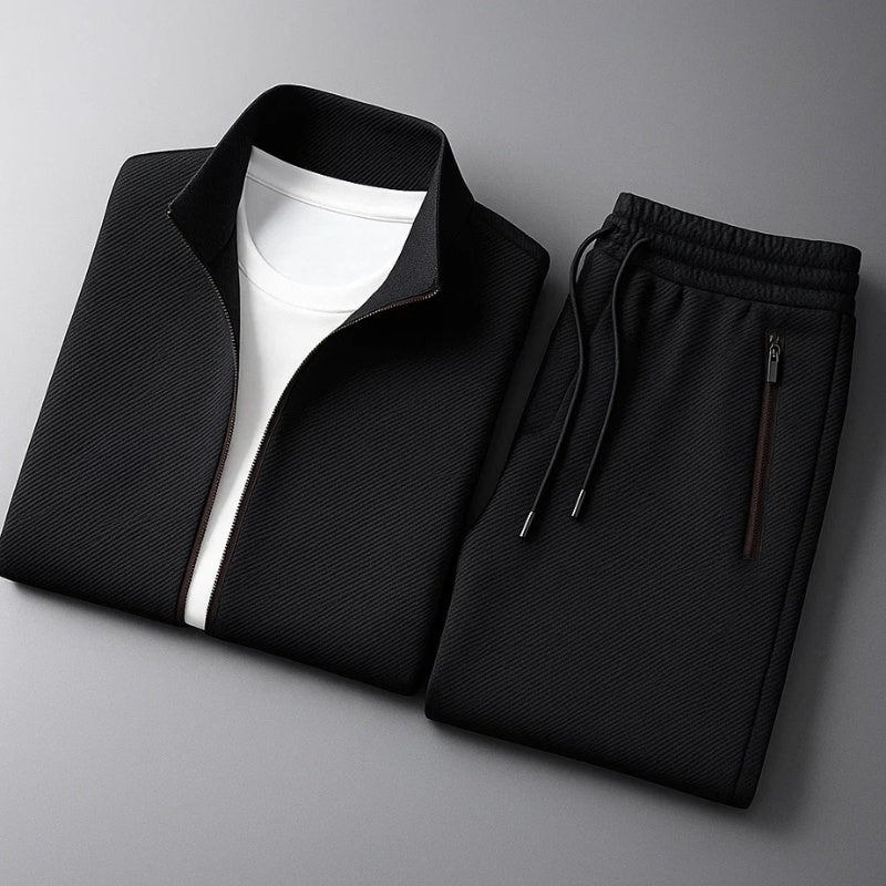 Asier Hombre Conjunto Chándal Completo Cremallera Cuello Alto