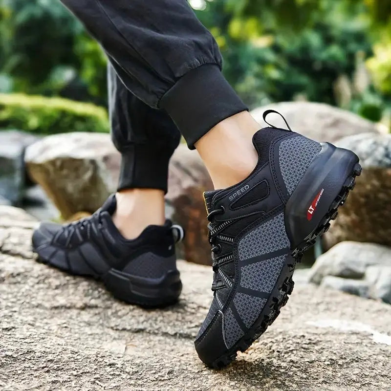 Asier | Zapatillas de Senderismo de Malla Transpirable con Suela de Agarre para Hombre
