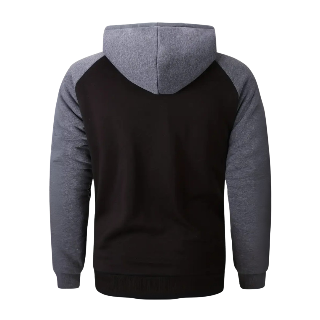 Sudadera con Cremallera y Forro Sherpa con Capucha para Hombre