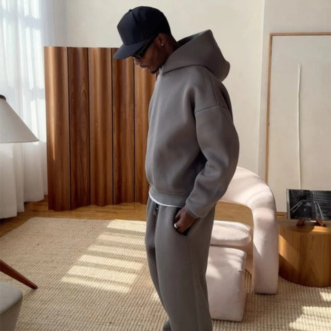 Bruno Hombre Conjunto Deportivo Sudadera con Capucha Pantalón