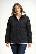 Chaqueta Impermeable con Forro Borreguito para Mujer