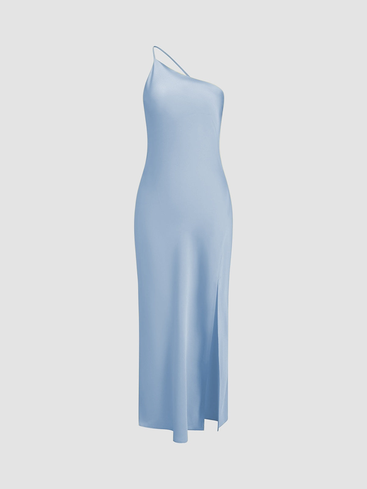 Vestido Largo Lencero de Tirante Fino con Espalda Abierta