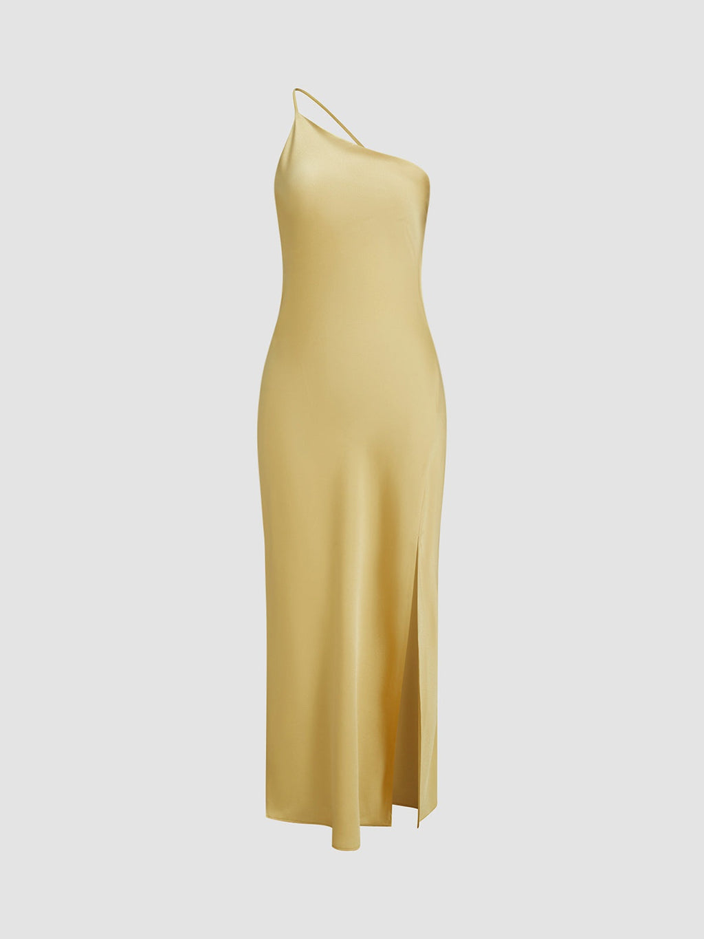 Vestido Largo Lencero de Tirante Fino con Espalda Abierta