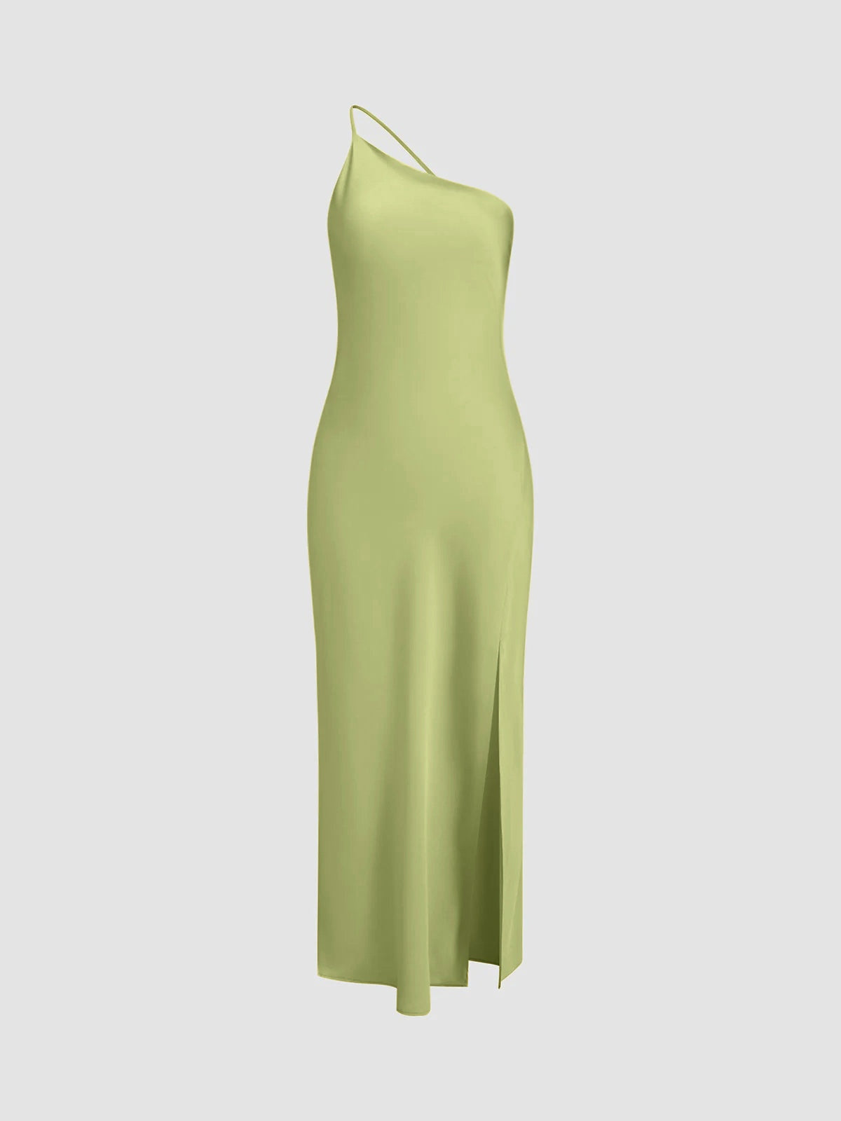 Vestido Largo Lencero de Tirante Fino con Espalda Abierta