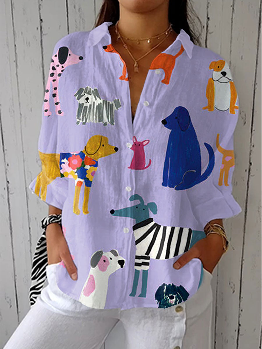 Solterra | Blusa Tropical de Verano Estampada Mujer Escote V