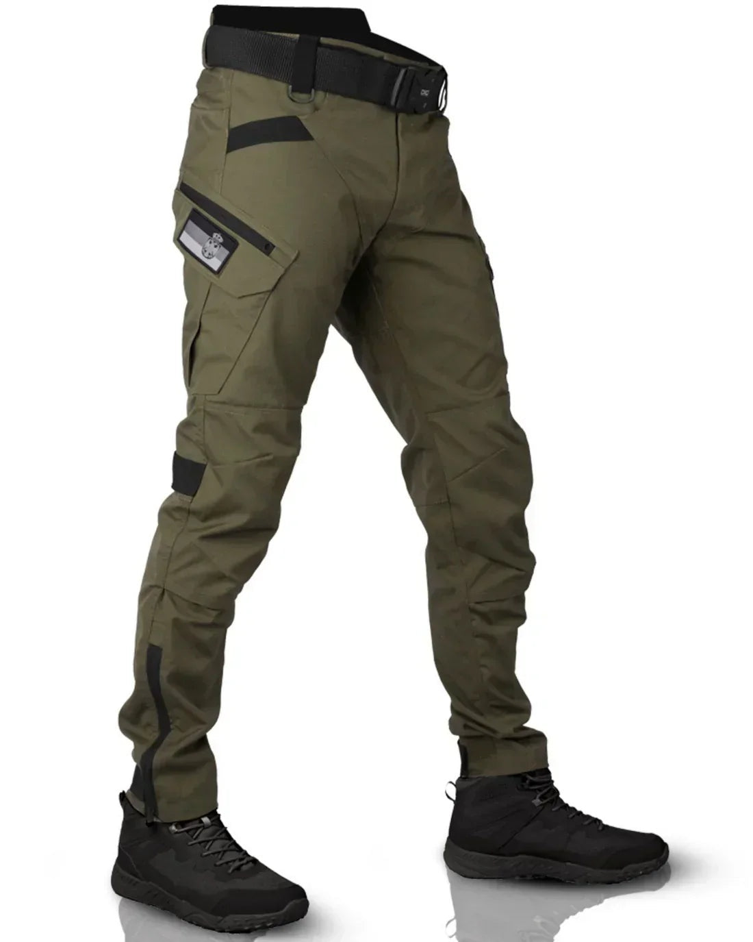 Pantalón Táctico Multibolsillo Corte Recto para Hombre