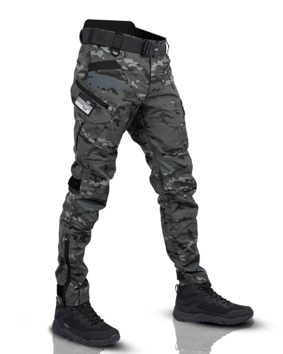 Pantalón Táctico Multibolsillo Corte Recto para Hombre