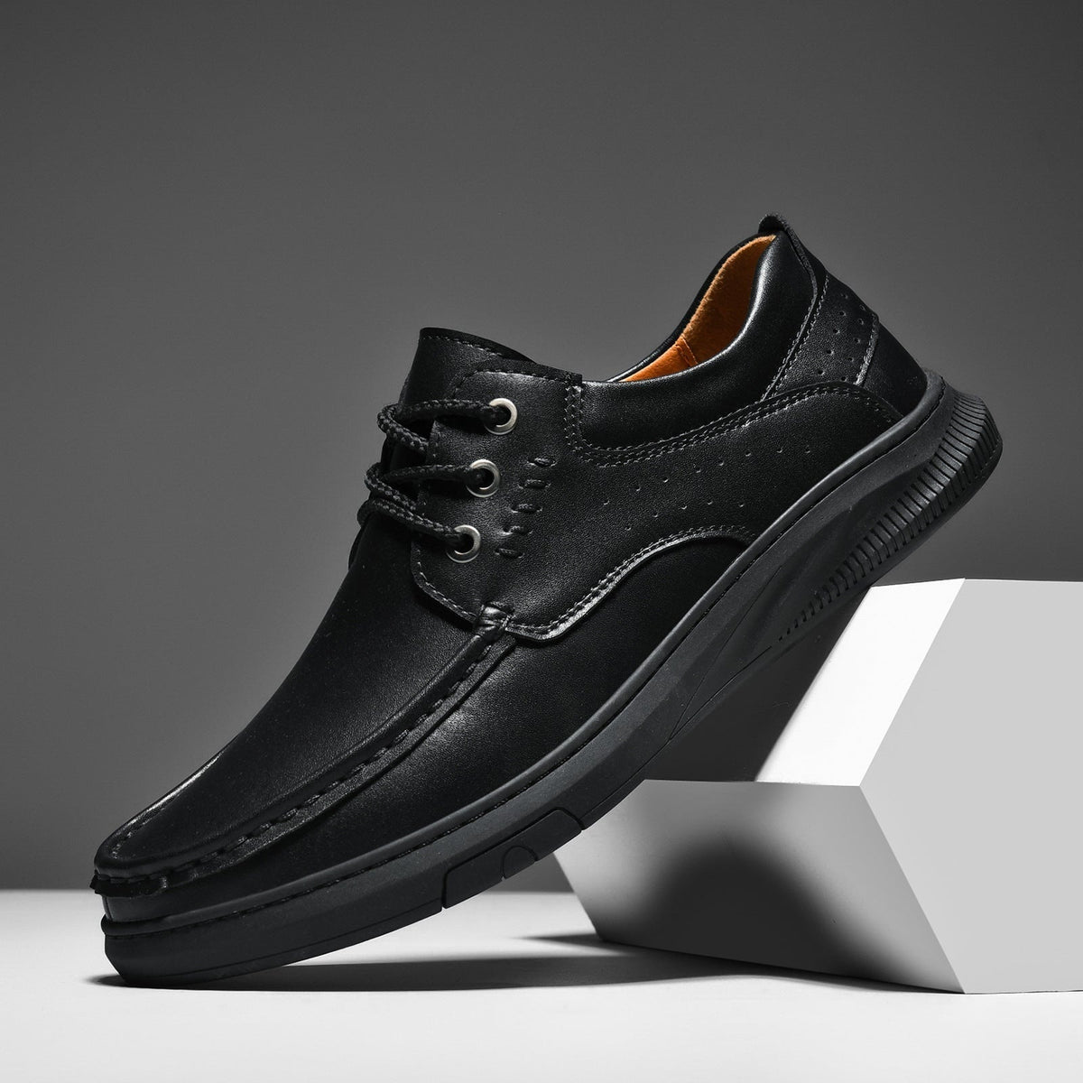 Darío | Zapatos Casual de Cuero con Suela Gruesa para Hombre