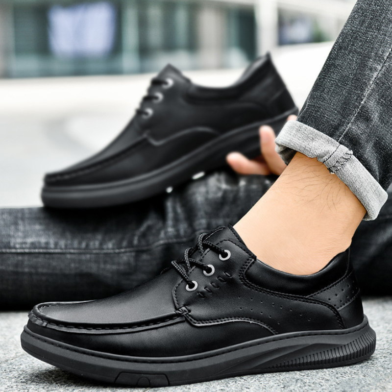 Darío | Zapatos Casual de Cuero con Suela Gruesa para Hombre