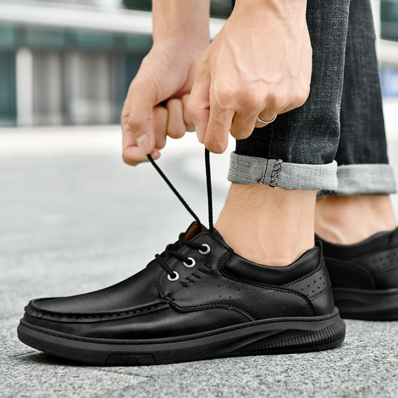 Darío | Zapatos Casual de Cuero con Suela Gruesa para Hombre