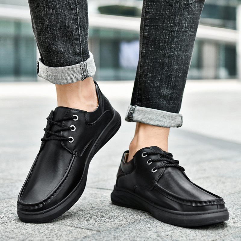 Darío | Zapatos Casual de Cuero con Suela Gruesa para Hombre
