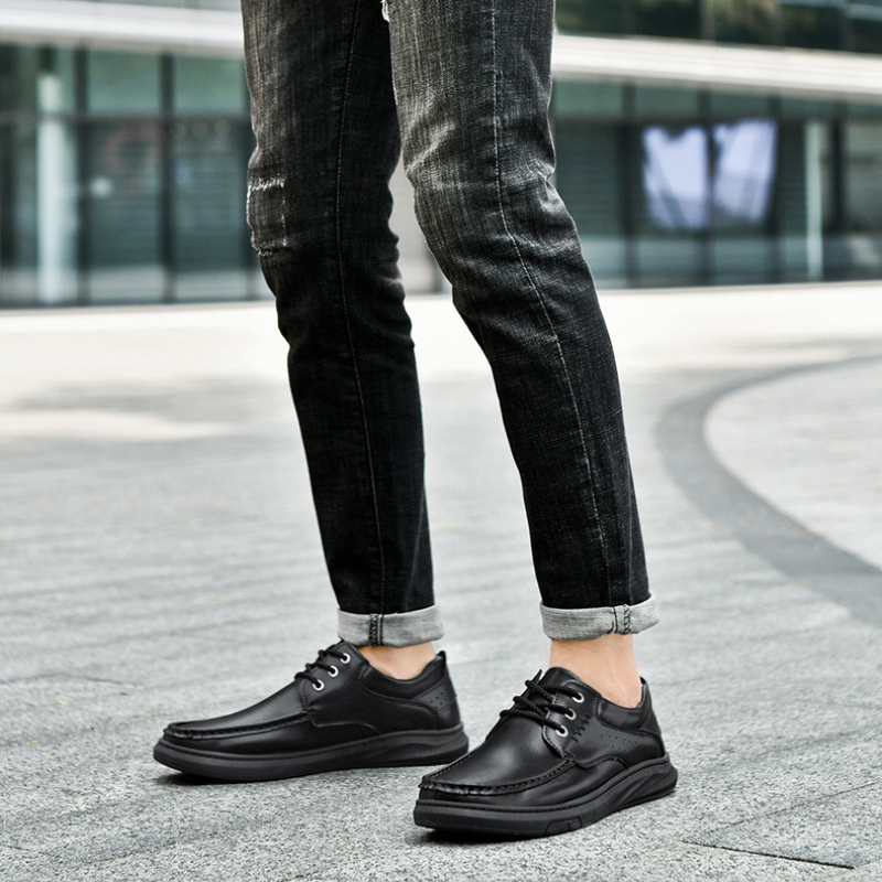 Darío | Zapatos Casual de Cuero con Suela Gruesa para Hombre