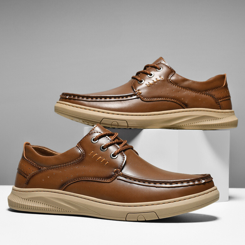Darío | Zapatos Casual de Cuero con Suela Gruesa para Hombre