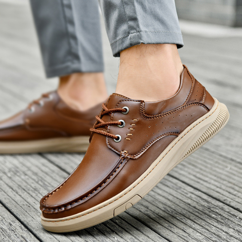 Darío | Zapatos Casual de Cuero con Suela Gruesa para Hombre