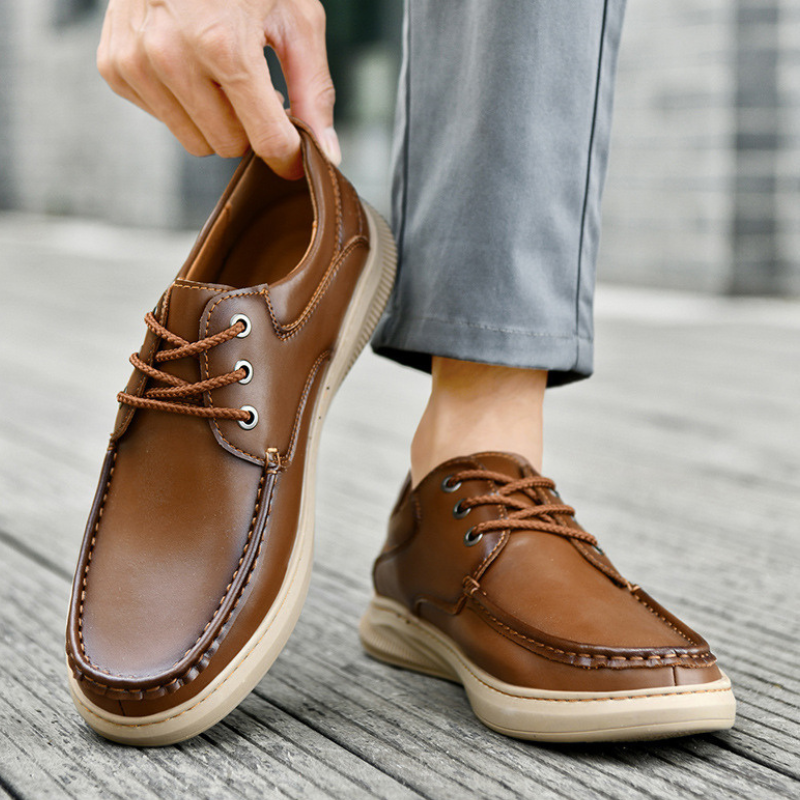 Darío | Zapatos Casual de Cuero con Suela Gruesa para Hombre
