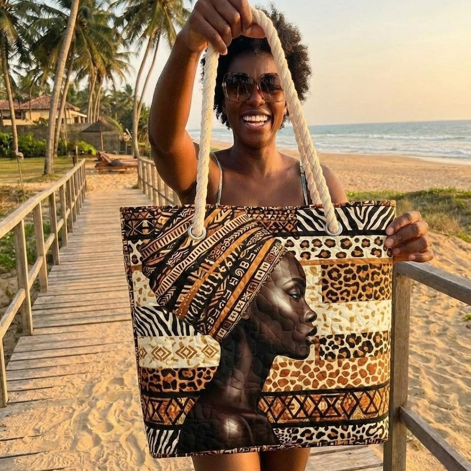 Dolores | Bolso Tote de Playa Artesanal Asas de Cuerda Mujer