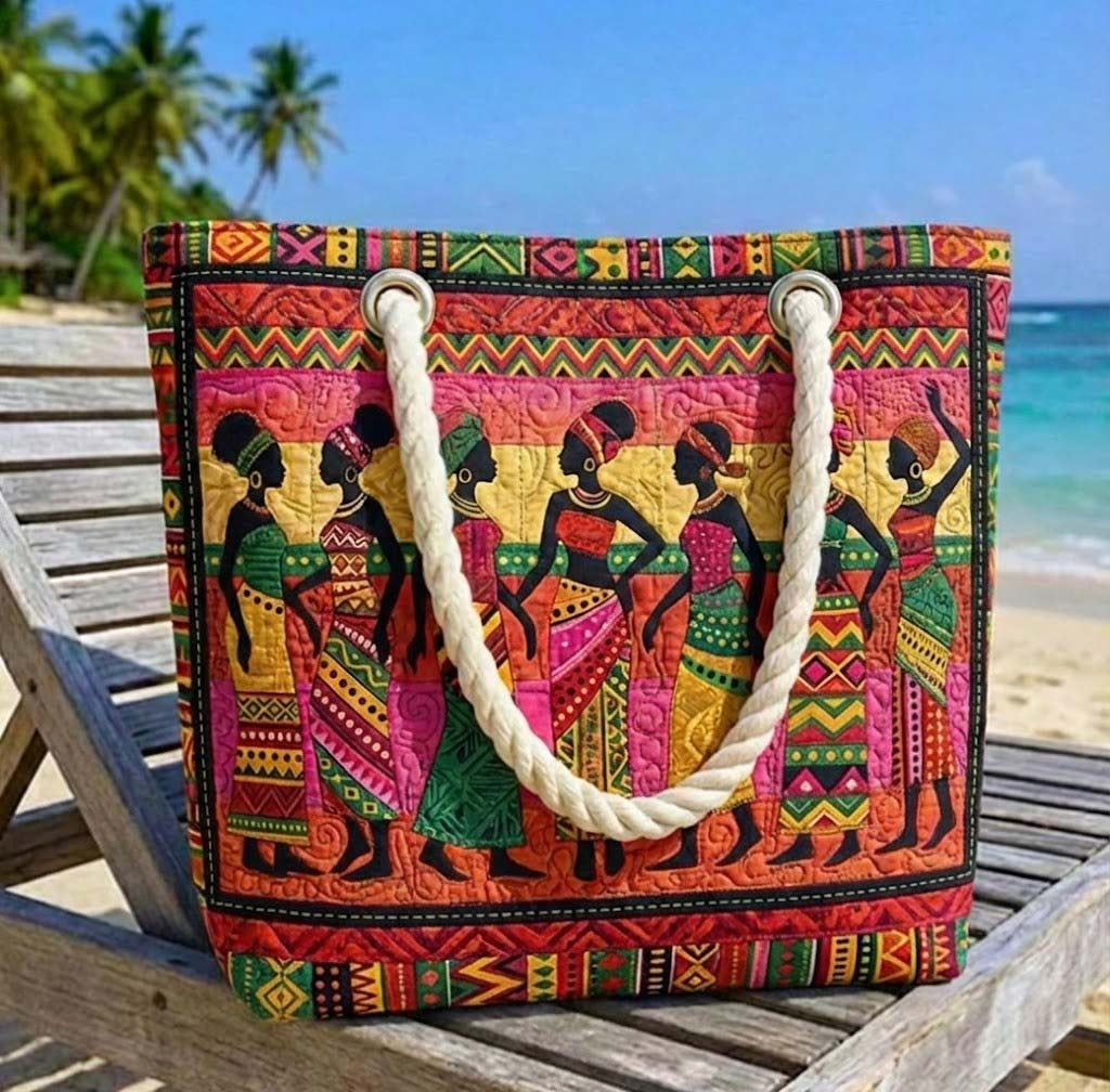 Dolores | Bolso Tote de Playa Artesanal Asas de Cuerda Mujer