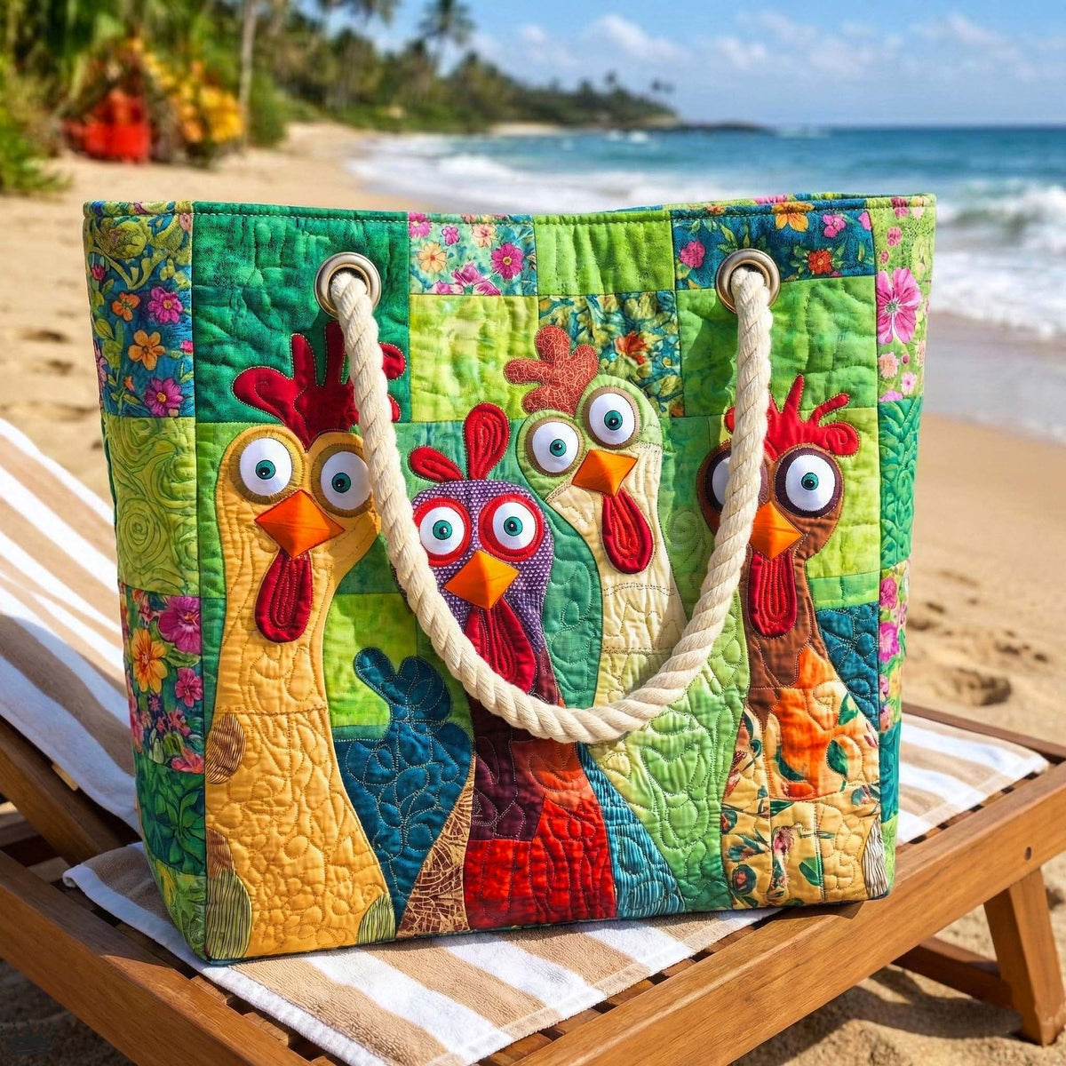 Dolores | Bolso Tote de Playa Artesanal Asas de Cuerda Mujer