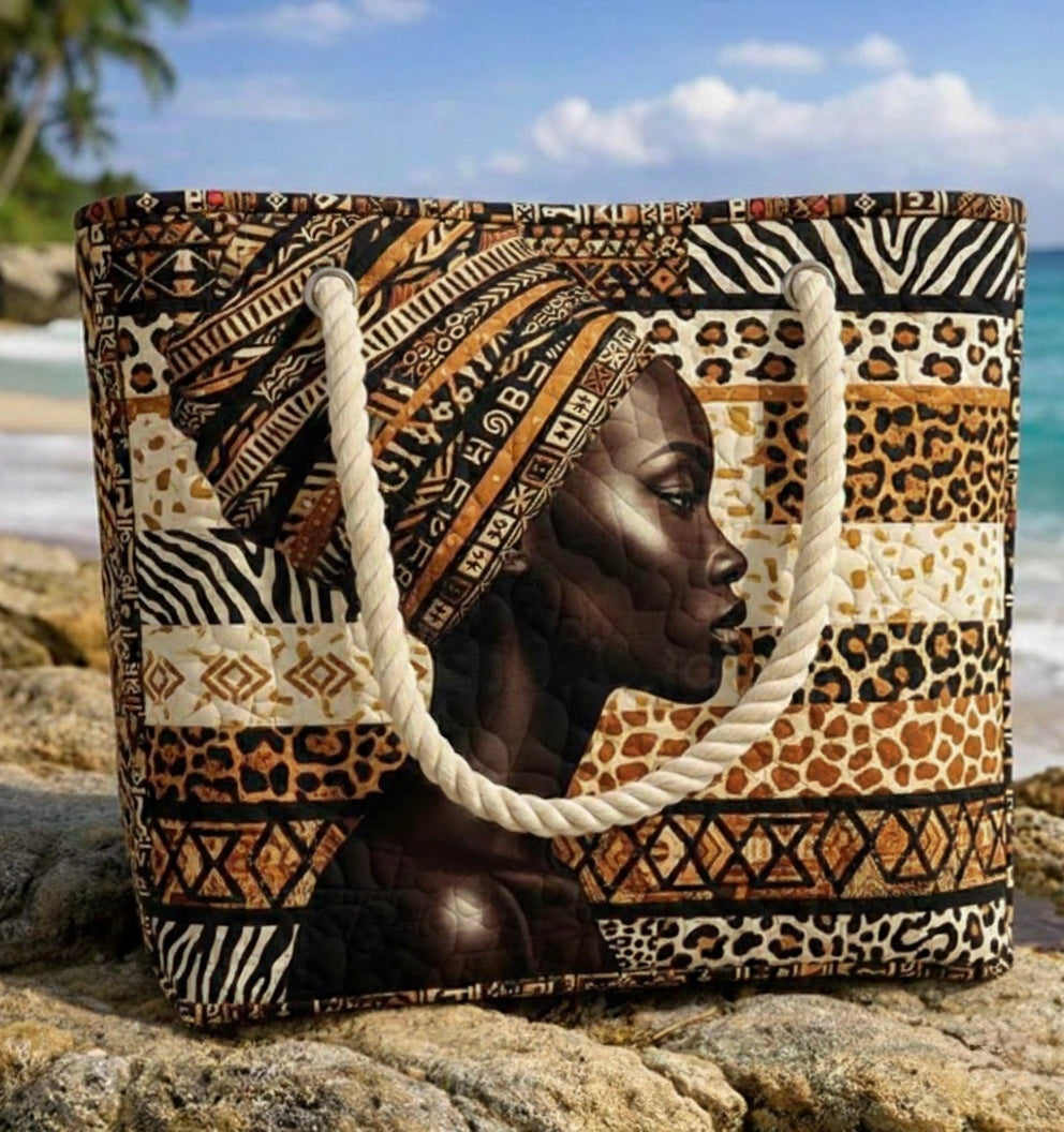 Dolores | Bolso Tote de Playa Artesanal Asas de Cuerda Mujer