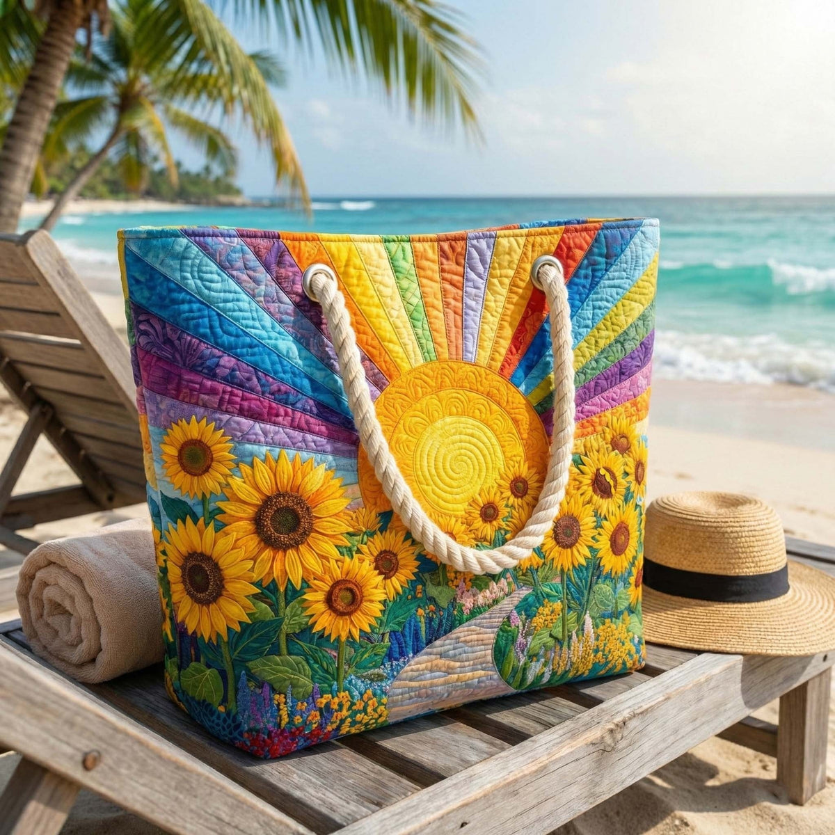 Dolores | Bolso Tote de Playa Artesanal Asas de Cuerda Mujer