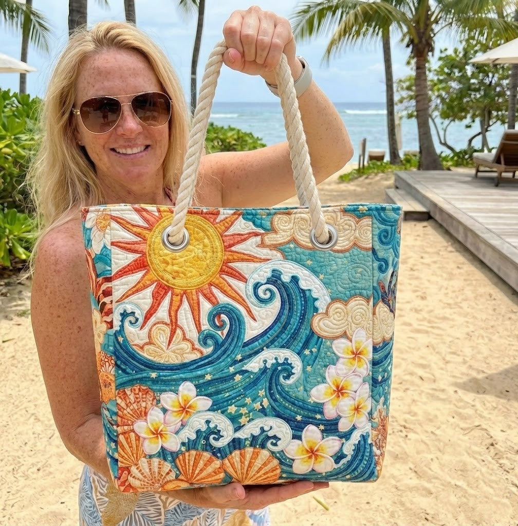 Dolores | Bolso Tote de Playa Artesanal Asas de Cuerda Mujer