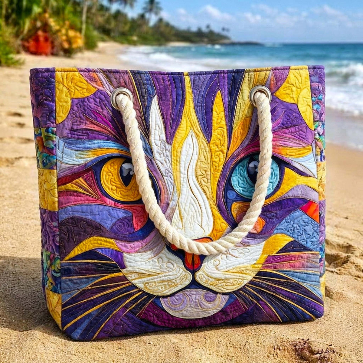 Dolores | Bolso Tote de Playa Artesanal Asas de Cuerda Mujer