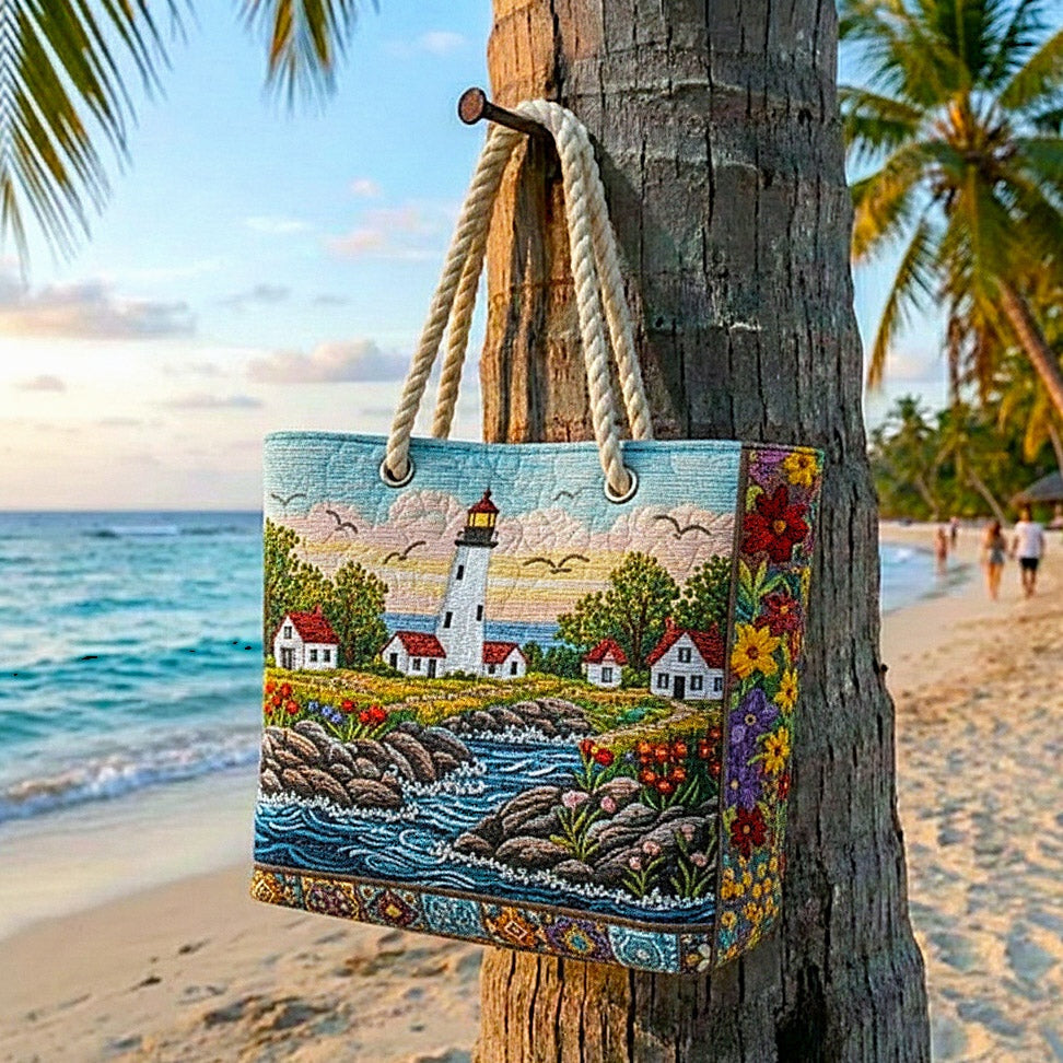 Dolores | Bolso Tote de Playa Artesanal Asas de Cuerda Mujer