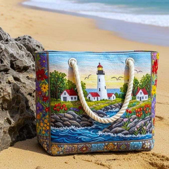 Dolores | Bolso Tote de Playa Artesanal Asas de Cuerda Mujer