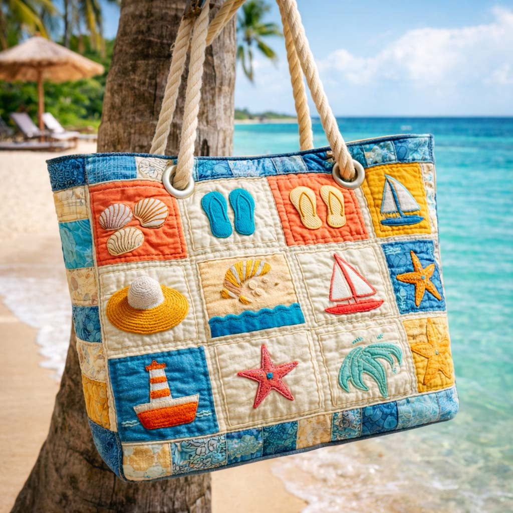 Dolores | Bolso Tote de Playa Artesanal Asas de Cuerda Mujer