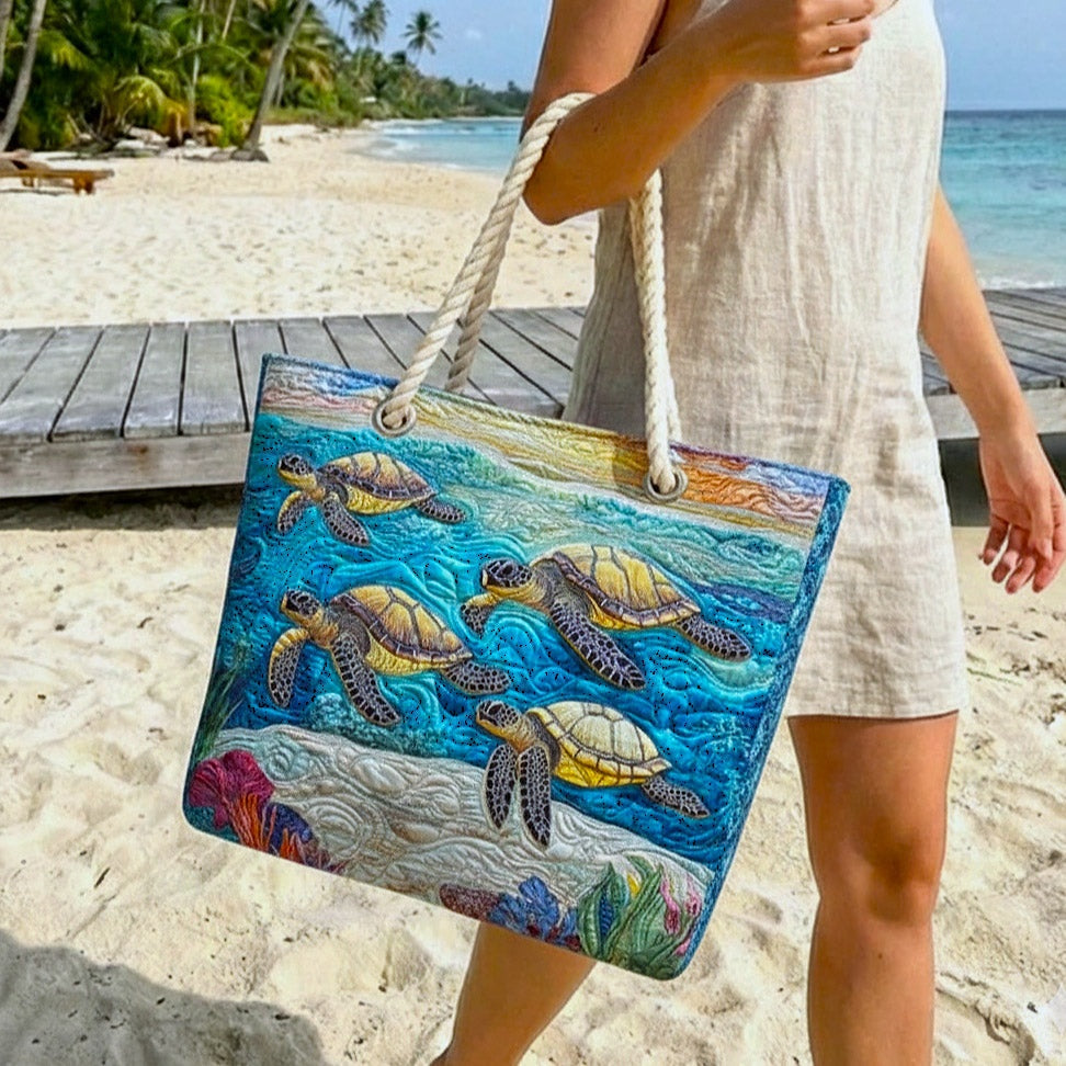 Dolores | Bolso Tote de Playa Artesanal Asas de Cuerda Mujer
