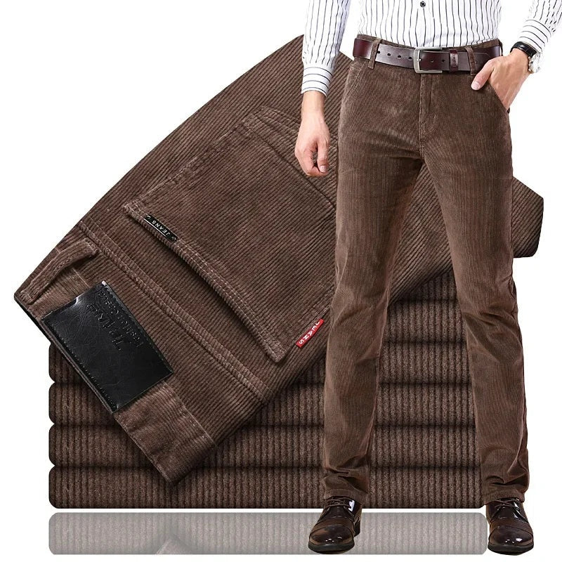 Pantalón de Pana Corte Recto para Hombre