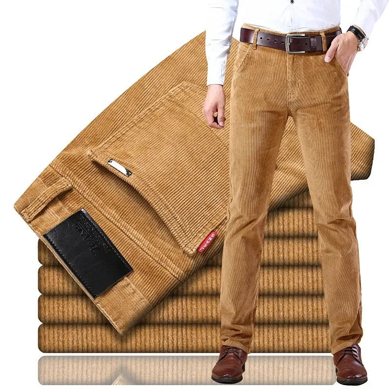 Pantalón de Pana Corte Recto para Hombre