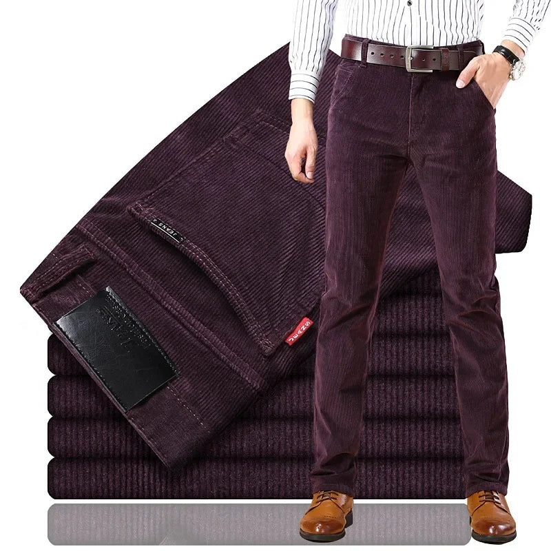 Pantalón de Pana Corte Recto para Hombre