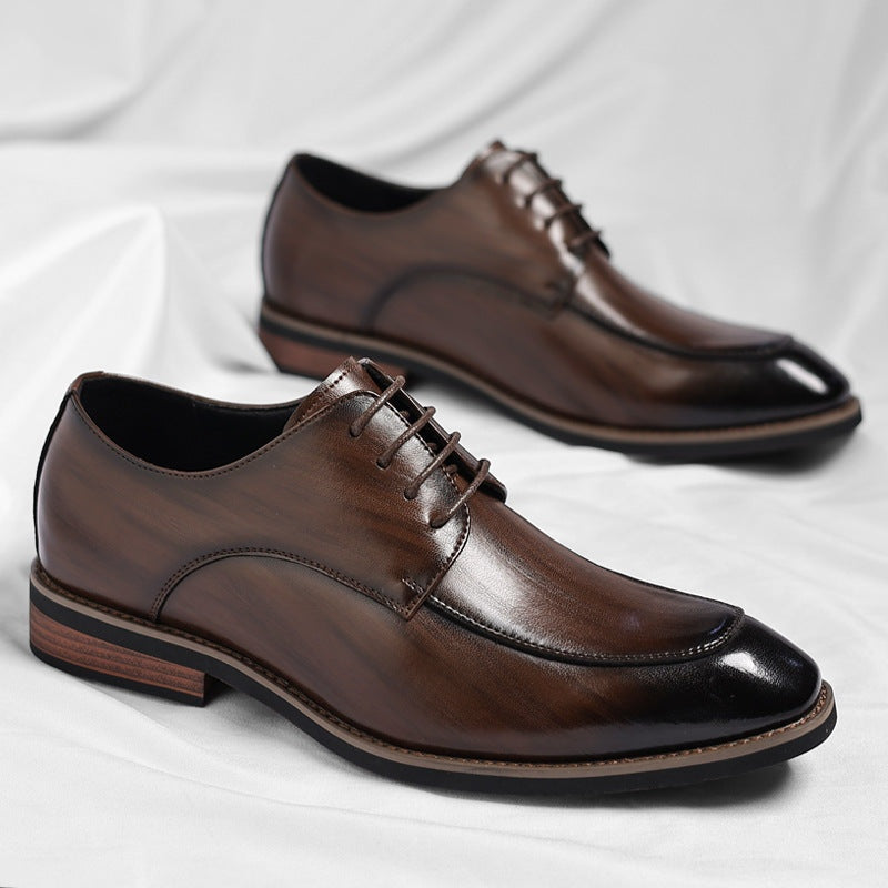 Eduardo | Zapatos Oxford de Cuero Genuino con Cordones para Hombre