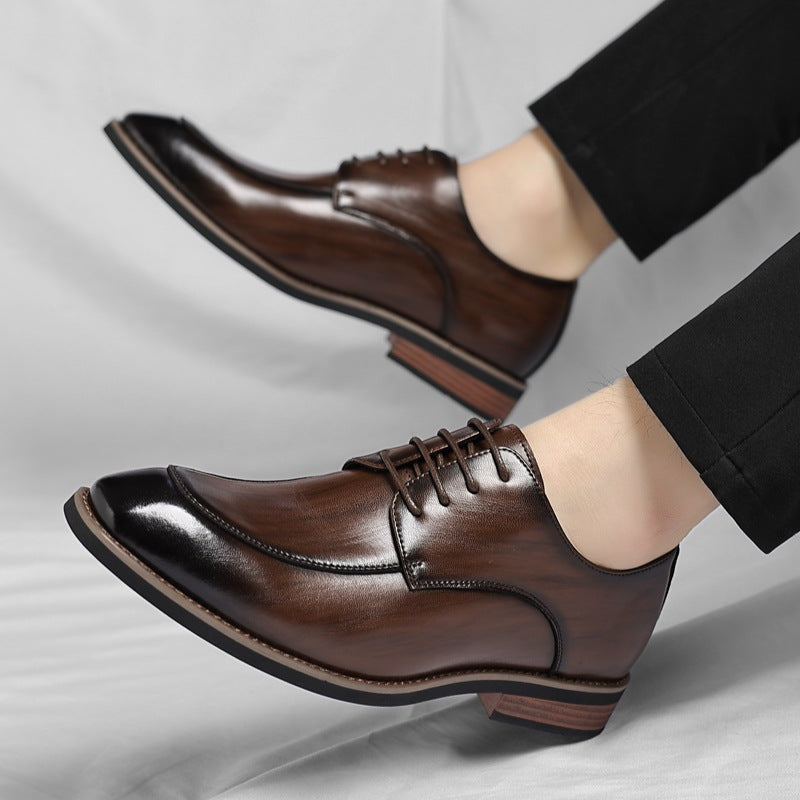 Eduardo | Zapatos Oxford de Cuero Genuino con Cordones para Hombre