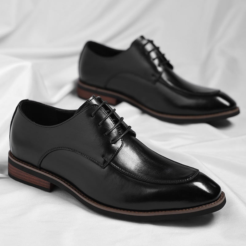Eduardo | Zapatos Oxford de Cuero Genuino con Cordones para Hombre
