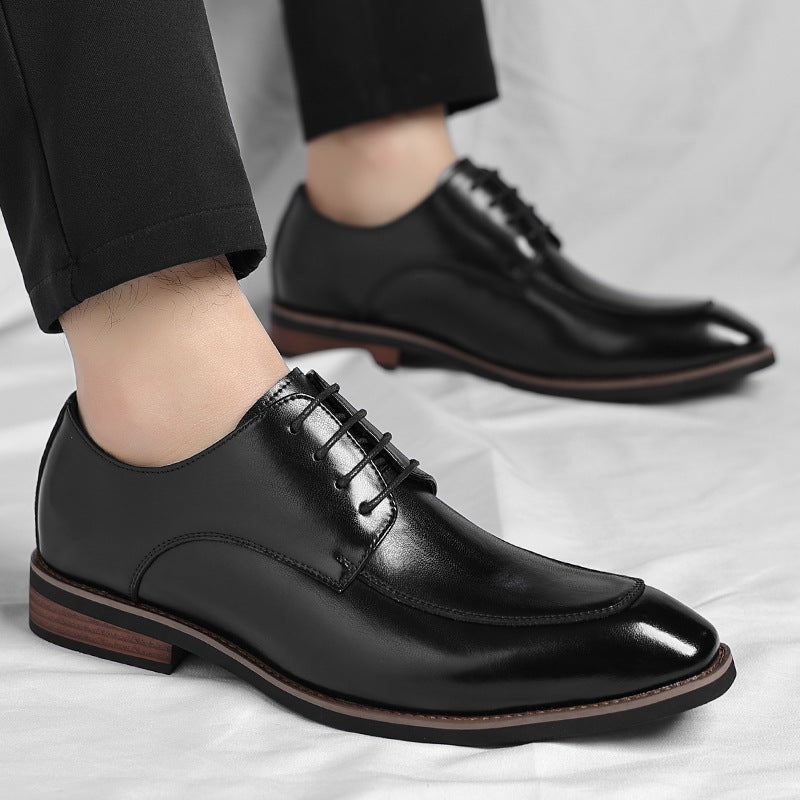 Eduardo | Zapatos Oxford de Cuero Genuino con Cordones para Hombre