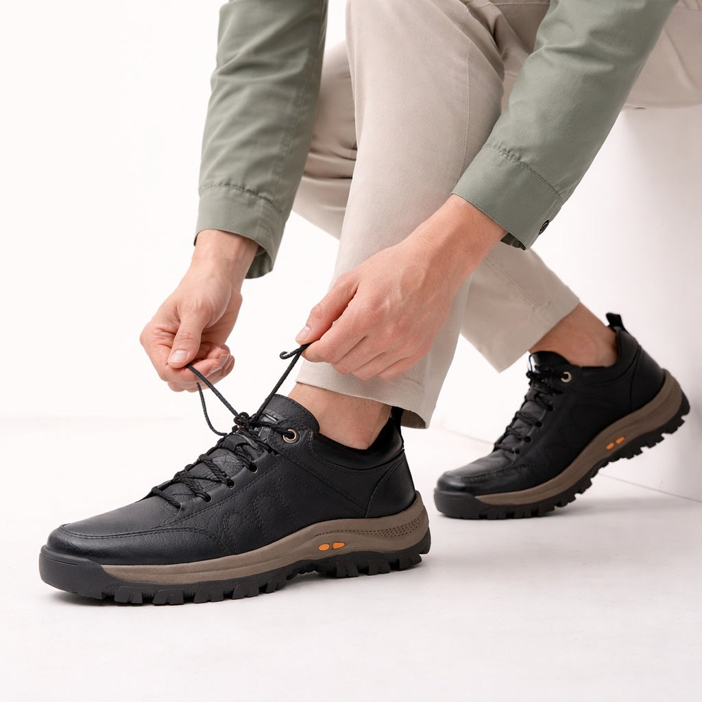 Emilio | Blucher de Cuero con Suela Antideslizante para Hombre