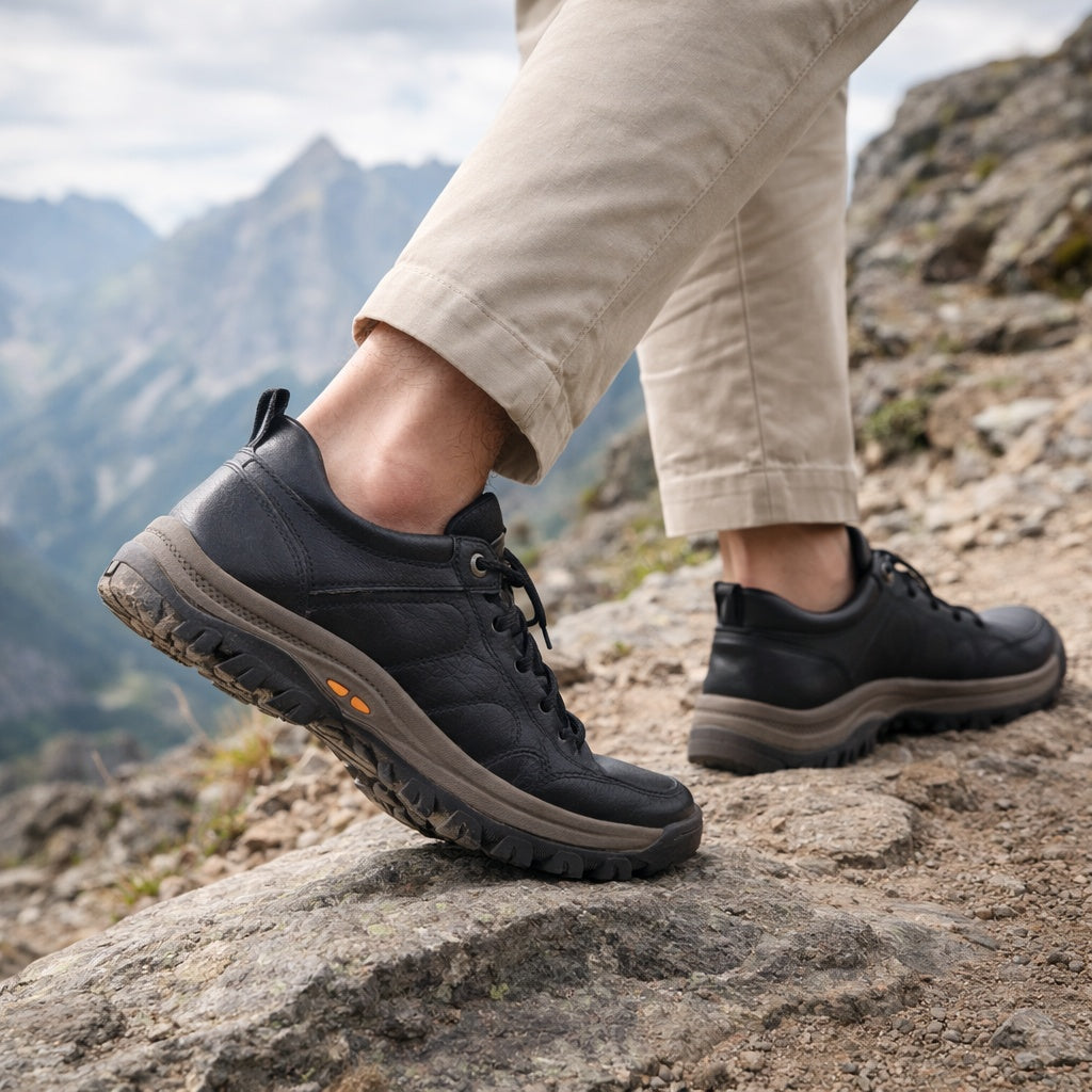 Emilio | Blucher de Cuero con Suela Antideslizante para Hombre