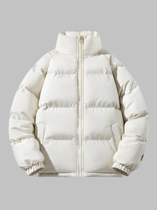Chaqueta Acolchada Puffer con Forro de Borreguito para Hombre